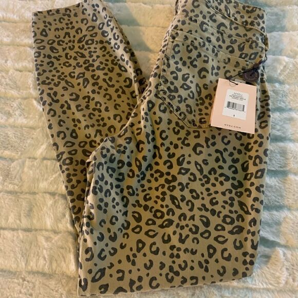 NYDJ Womens Misses Skinny Jeans jaguar print Size 2 - Picture 4 of 5